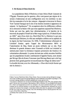 Histoire de la région du Sud Cameroun