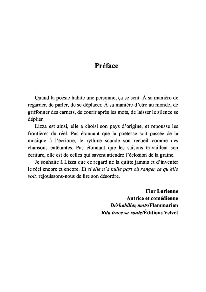 Le parfum des fleurs