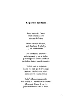 Le parfum des fleurs