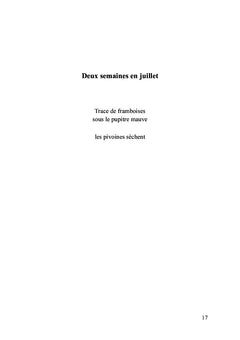 Le parfum des fleurs