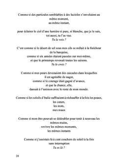 Le parfum des fleurs