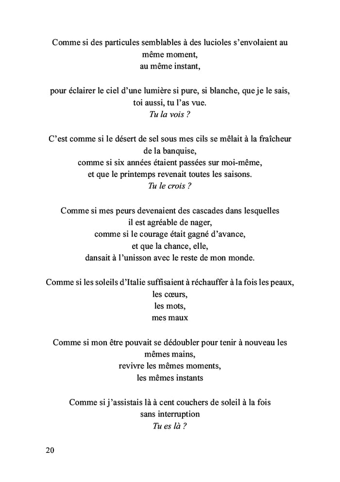 Le parfum des fleurs