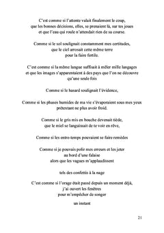 Le parfum des fleurs