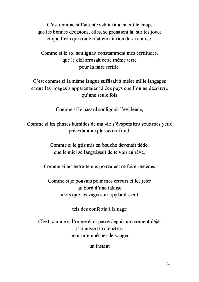 Le parfum des fleurs