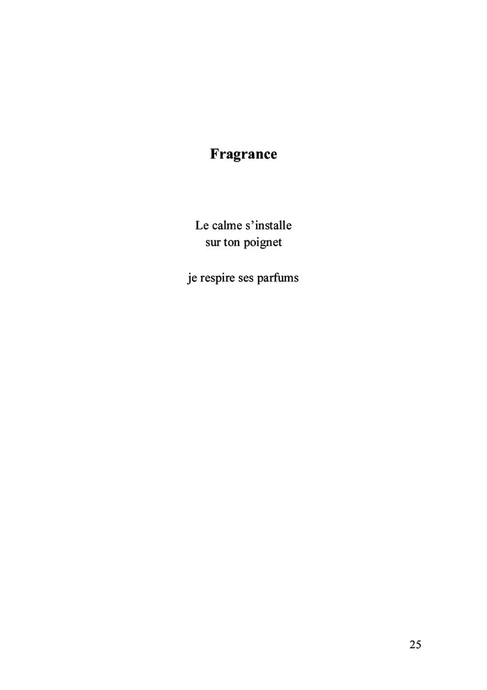 Le parfum des fleurs