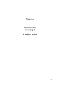 Le parfum des fleurs