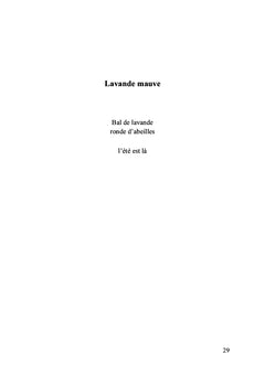 Le parfum des fleurs