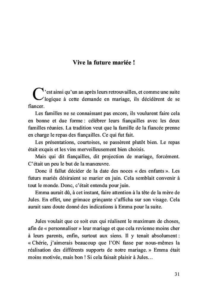 Mariez-vous qu'ils disaient !