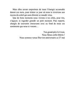 Carnet de voyage d'un enfant écrit par son grand-père
