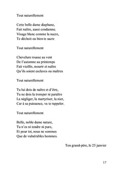 Carnet de voyage d'un enfant écrit par son grand-père