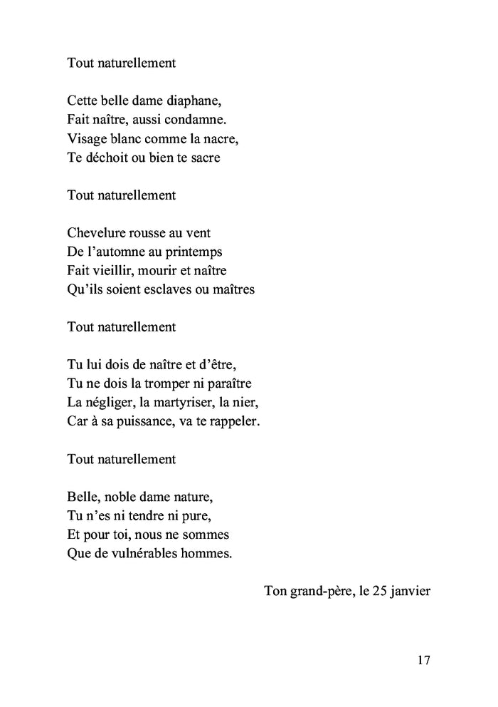 Carnet de voyage d'un enfant écrit par son grand-père