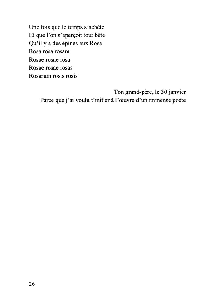 Carnet de voyage d'un enfant écrit par son grand-père