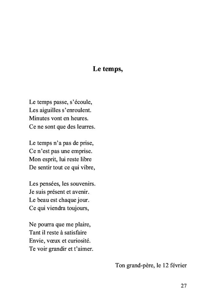 Carnet de voyage d'un enfant écrit par son grand-père