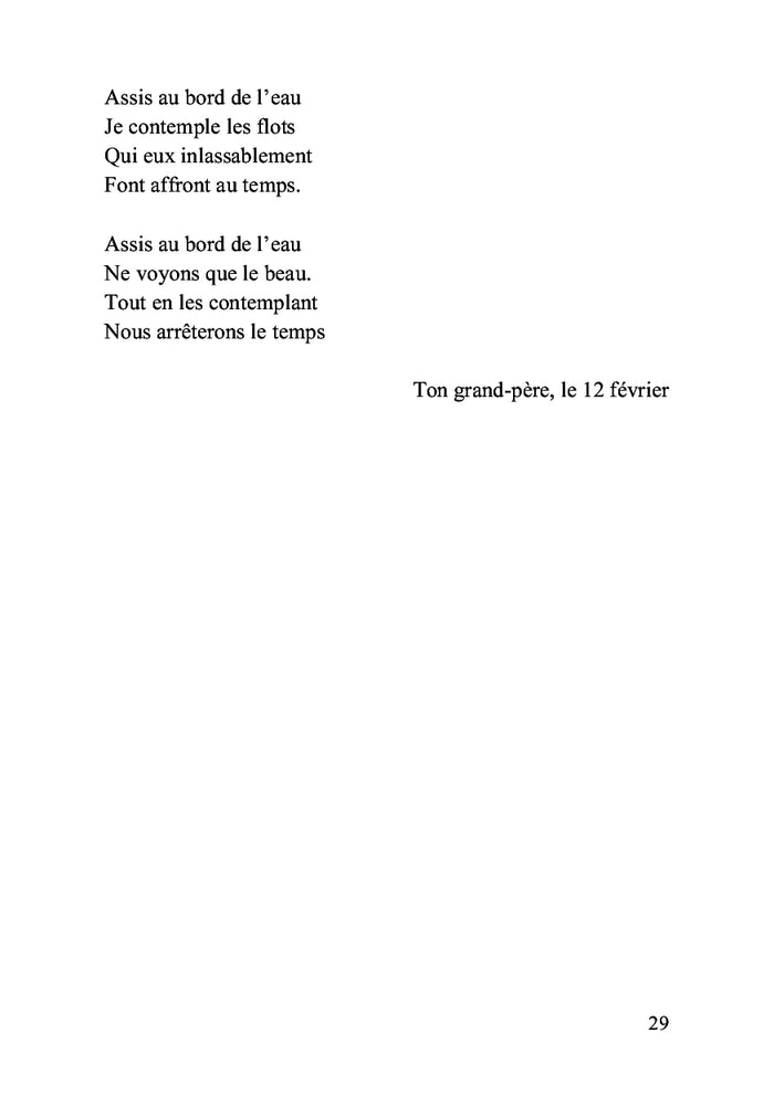 Carnet de voyage d'un enfant écrit par son grand-père