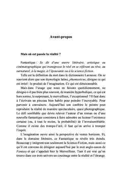 Les littératures fantastiques en Europe