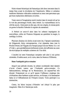 Les littératures fantastiques en Europe