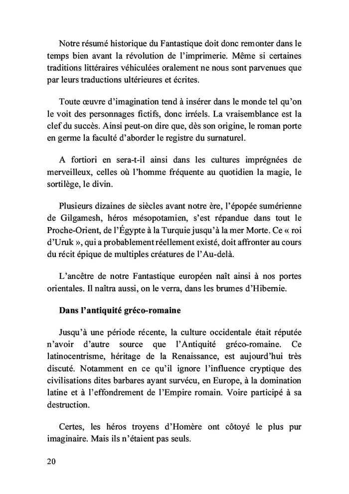 Les littératures fantastiques en Europe