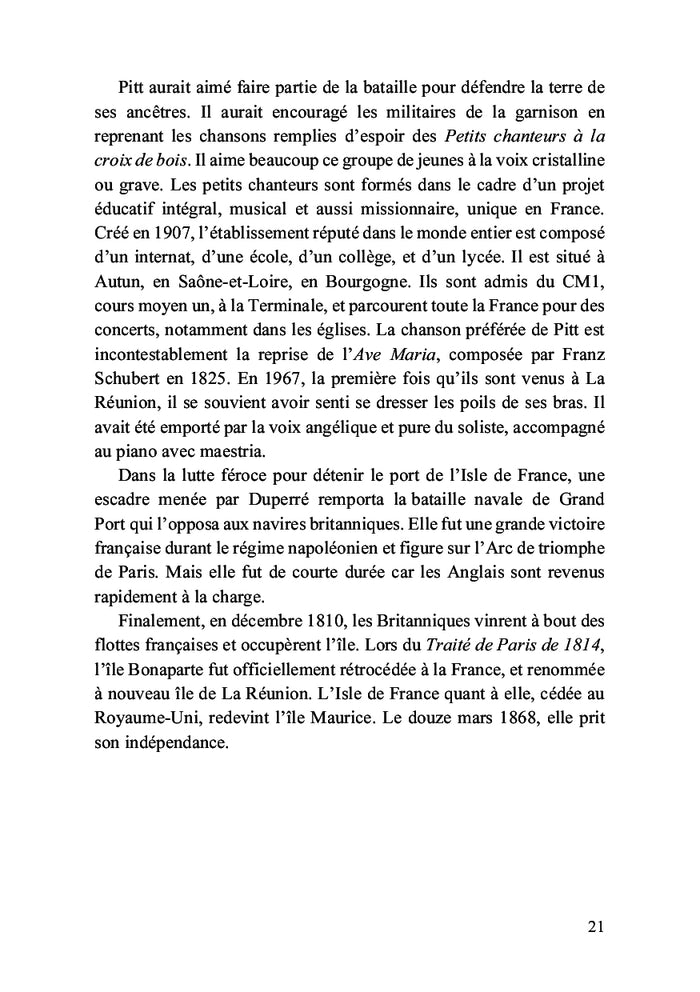 Pitt contre les pirates de l'île Bonaparte