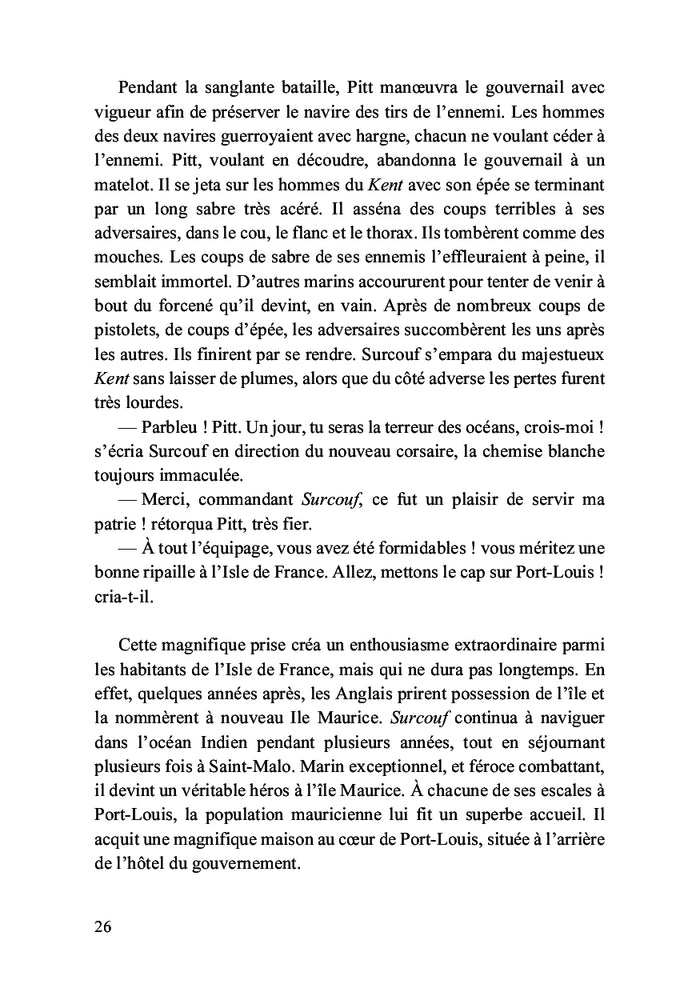 Pitt contre les pirates de l'île Bonaparte