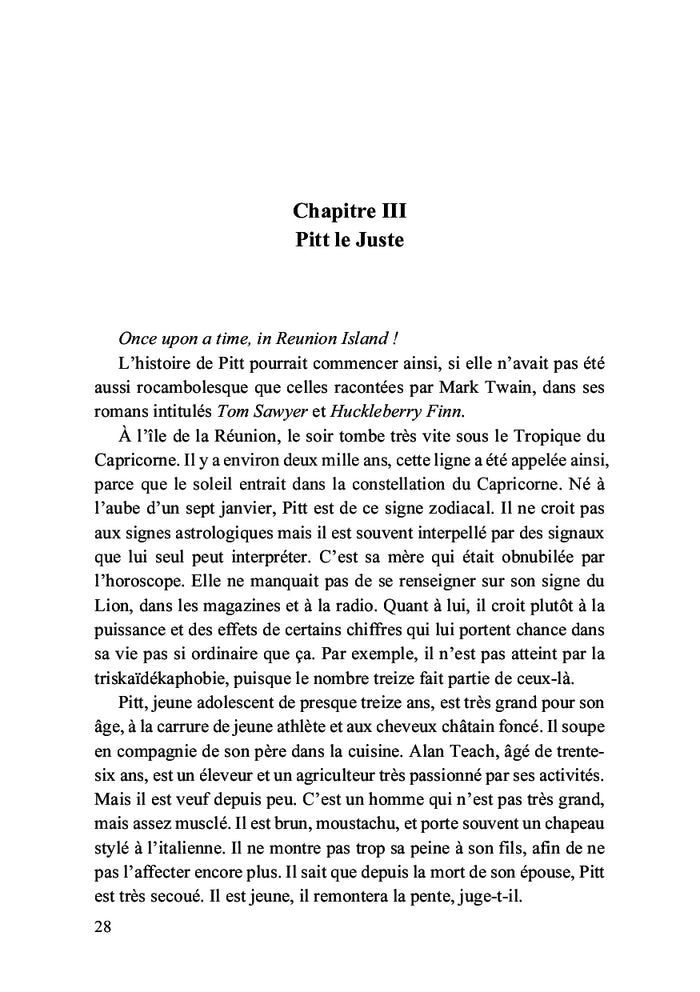 Pitt contre les pirates de l'île Bonaparte