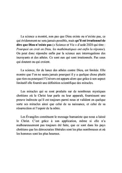 La science les miracles et les Évangiles