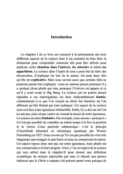 La science les miracles et les Évangiles