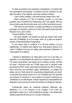 Main dans la patte