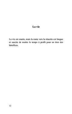 La vie se résume en poèmes et citations - Acte II