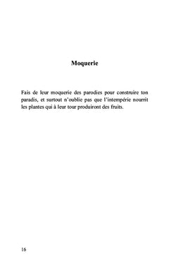 La vie se résume en poèmes et citations - Acte II