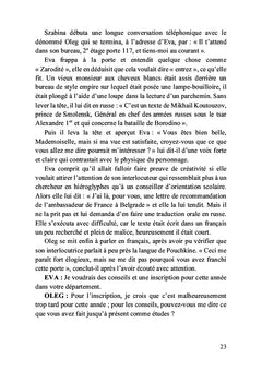 Eva sur les traces de son père