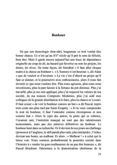 Ce que le coeur croit, l'esprit le sait