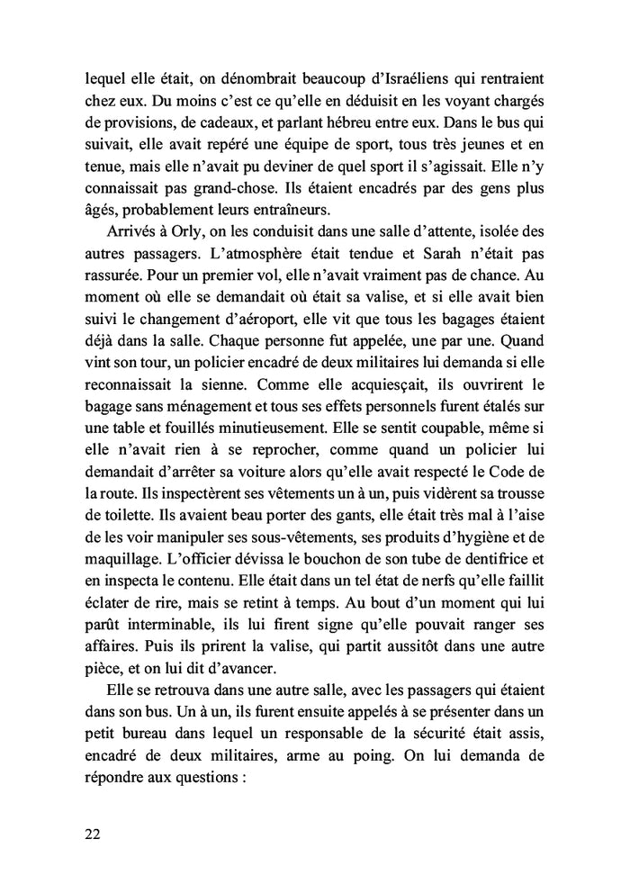 Sarah et le rameau d’olivier