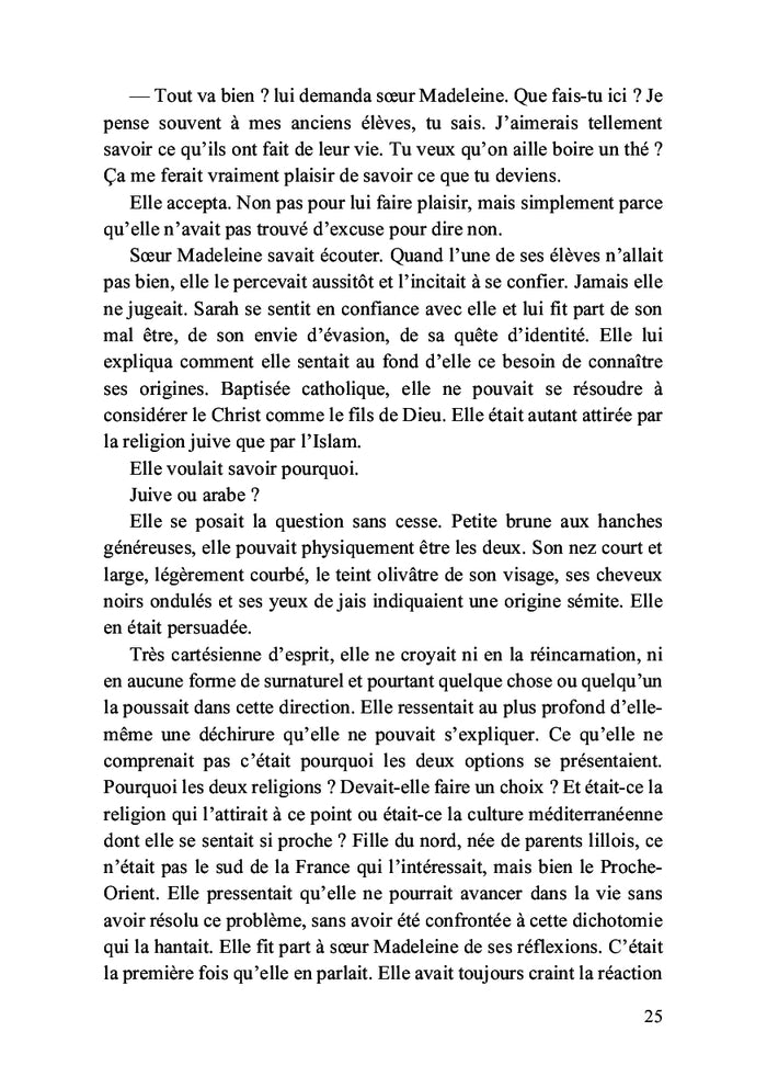 Sarah et le rameau d’olivier