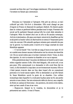 Sarah et le rameau d’olivier