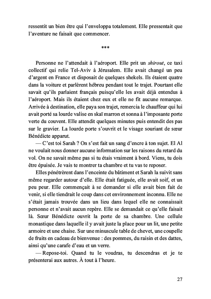 Sarah et le rameau d’olivier