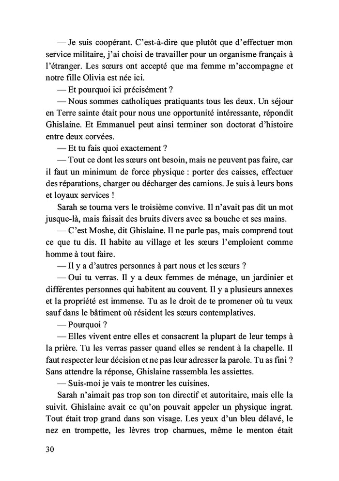 Sarah et le rameau d’olivier