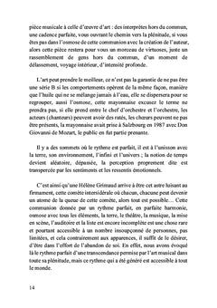 Des rythmes, un rythme, le rythme