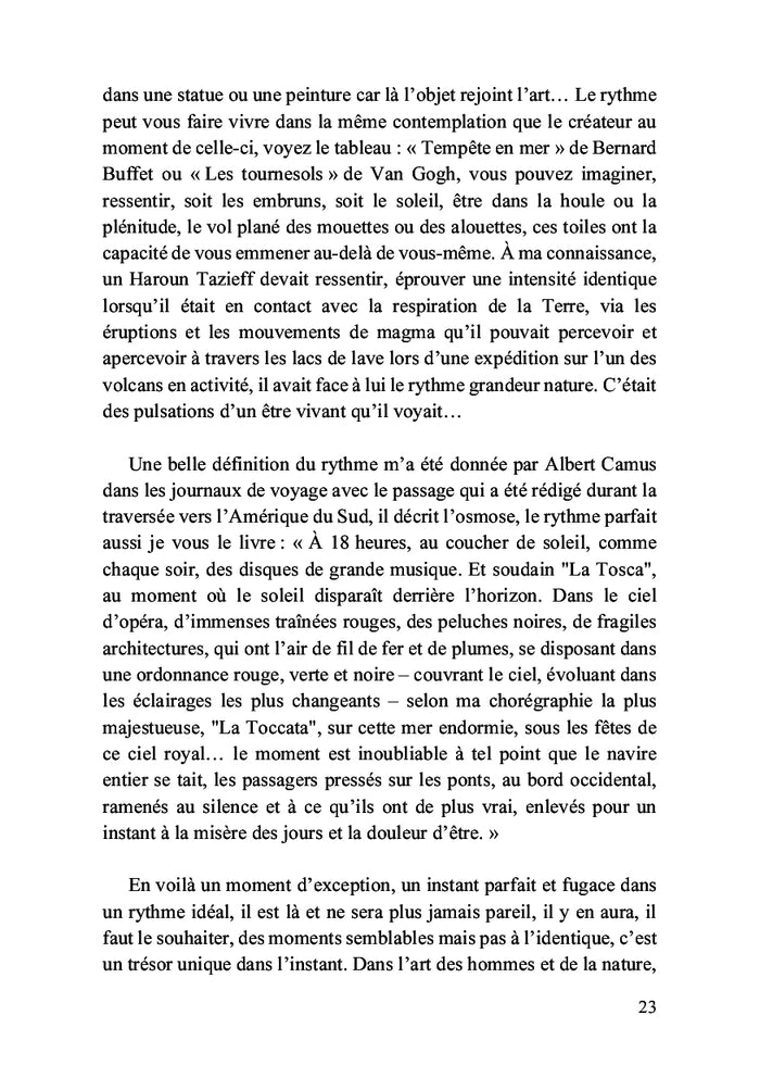 Des rythmes, un rythme, le rythme