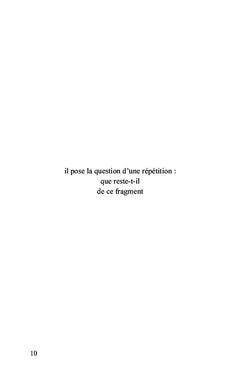 Le ciel ne repose sur rien...