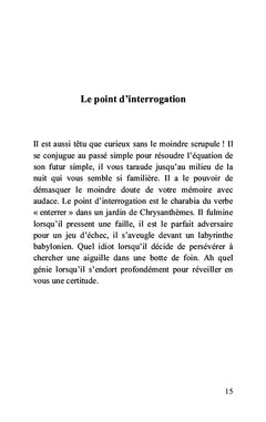 Le silence des mots