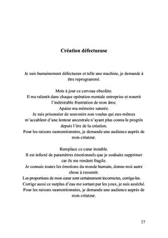 La genèse d'un univers