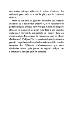 L’Afrique à l’ère de la quatrième révolution industrielle
