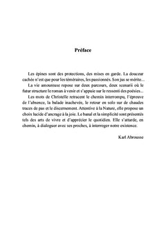 Mes mots durant ton absence