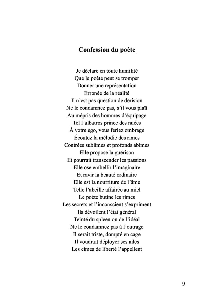 Mes mots durant ton absence