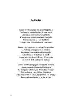 Mes mots durant ton absence