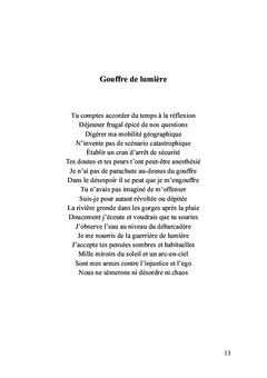 Mes mots durant ton absence