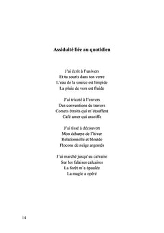 Mes mots durant ton absence