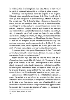 Ruth, la glaneuse de Dieu