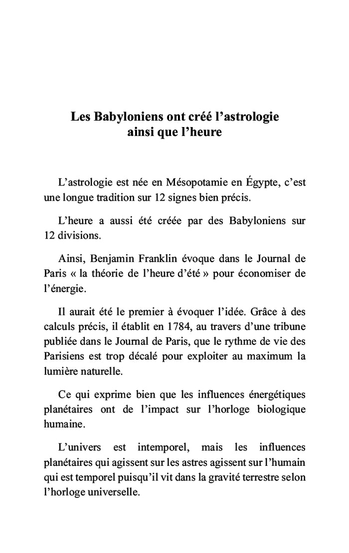 Les heures miroirs du zodiaque