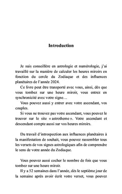 Les heures miroirs du zodiaque